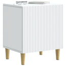 Natskab 2 pcs Hvid 43 x 34,5 x 50 cm Konstrueret træ