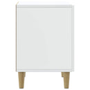 Natskab 2 pcs Hvid 43 x 34,5 x 50 cm Konstrueret træ