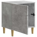 Natskab 2 pcs Betongrå 43 x 34,5 x 50 cm Konstrueret træ