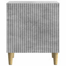 Natskab 2 pcs Betongrå 43 x 34,5 x 50 cm Konstrueret træ