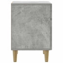 Natskab 2 pcs Betongrå 43 x 34,5 x 50 cm Konstrueret træ