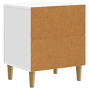 Natskab 2 pcs Hvid højglans 43 x 34,5 x 50 cm Konstrueret træ