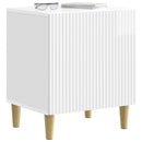 Natskab 2 pcs Hvid højglans 43 x 34,5 x 50 cm Konstrueret træ