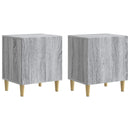 Natskab 2 pcs Grå sonoma-eg 43 x 34,5 x 50 cm Konstrueret træ