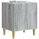 Natskab 2 pcs Grå sonoma-eg 43 x 34,5 x 50 cm Konstrueret træ