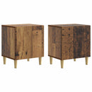 Natskab 2 pcs Gammelt træ 43 x 34,5 x 50 cm Konstrueret træ