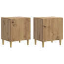 Natskab 2 pcs Artisan-eg 43 x 34,5 x 50 cm Konstrueret træ