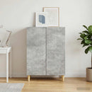 Sideboard Betongrå 66 x 34,5 x 90 cm Konstrueret træ