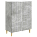 Sideboard Betongrå 66 x 34,5 x 90 cm Konstrueret træ