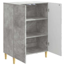 Sideboard Betongrå 66 x 34,5 x 90 cm Konstrueret træ