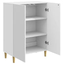 Sideboard Hvid højglans 66 x 34,5 x 90 cm Konstrueret træ