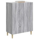 Sideboard Grå sonoma-eg 66 x 34,5 x 90 cm Konstrueret træ