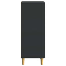 Sideboard Sort 33 x 34,5 x 90 cm Konstrueret træ
