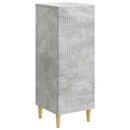 Sideboard Betongrå 33 x 34,5 x 90 cm Konstrueret træ