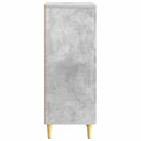 Sideboard Betongrå 33 x 34,5 x 90 cm Konstrueret træ
