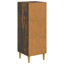 Sideboard Røget eg 33 x 34,5 x 90 cm Konstrueret træ