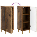 Sideboard Gammelt træ 33 x 34,5 x 90 cm Konstrueret træ