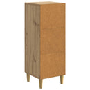 Sideboard Artisan-eg 33 x 34,5 x 90 cm Konstrueret træ