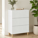 Skuffeskab Hvid 66 x 34,5 x 90 cm Konstrueret træ