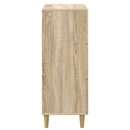 Skuffeskab Sonoma-eg 66 x 34,5 x 90 cm Konstrueret træ