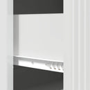 Skuffeskab Hvid højglans 66 x 34,5 x 90 cm Konstrueret træ