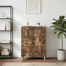 Skuffeskab Røget eg 66 x 34,5 x 90 cm Konstrueret træ