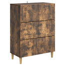 Skuffeskab Røget eg 66 x 34,5 x 90 cm Konstrueret træ