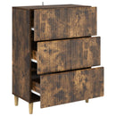 Skuffeskab Røget eg 66 x 34,5 x 90 cm Konstrueret træ