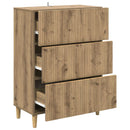 Skuffeskab 66 x 34,5 x 90 cm Konstrueret træ Artisan-eg