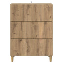 Skuffeskab 66 x 34,5 x 90 cm Konstrueret træ Artisan-eg