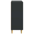 Sideboard med skuffe Sort 66 x 34,5 x 90 cm Konstrueret træ