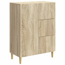 Sideboard Sonoma-eg 66 x 34,5 x 90 cm Konstrueret træ