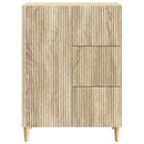 Sideboard Sonoma-eg 66 x 34,5 x 90 cm Konstrueret træ