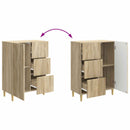 Sideboard Sonoma-eg 66 x 34,5 x 90 cm Konstrueret træ