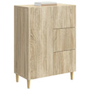 Sideboard Sonoma-eg 66 x 34,5 x 90 cm Konstrueret træ