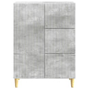 Sideboard med skuffe Betongrå 66 x 34,5 x 90 cm Konstrueret træ