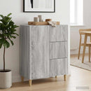 Sideboard Grå sonoma-eg 66 x 34,5 x 90 cm Konstrueret træ