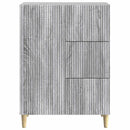 Sideboard Grå sonoma-eg 66 x 34,5 x 90 cm Konstrueret træ