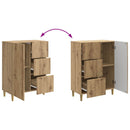 Sideboard Artisan-eg 66 x 34,5 x 90 cm Konstrueret træ