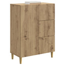 Sideboard Artisan-eg 66 x 34,5 x 90 cm Konstrueret træ