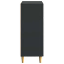 Sideboard med skuffe Sort 66 x 34,5 x 90 cm Konstrueret træ