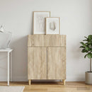 Sideboard Sonoma-eg 66 x 34,5 x 90 cm Konstrueret træ
