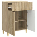 Sideboard Sonoma-eg 66 x 34,5 x 90 cm Konstrueret træ