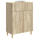 Sideboard Sonoma-eg 66 x 34,5 x 90 cm Konstrueret træ