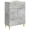 Sideboard med skuffe Betongrå 66 x 34,5 x 90 cm Konstrueret træ