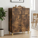 Sideboard med skuffe Røget eg 66 x 34,5 x 90 cm Konstrueret træ