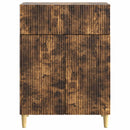 Sideboard med skuffe Røget eg 66 x 34,5 x 90 cm Konstrueret træ