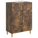 Sideboard med skuffe Røget eg 66 x 34,5 x 90 cm Konstrueret træ