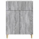Sideboard Grå sonoma-eg 66 x 34,5 x 90 cm Konstrueret træ
