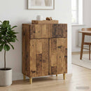 Sideboard Gammelt træ 66 x 34,5 x 90 cm Konstrueret træ